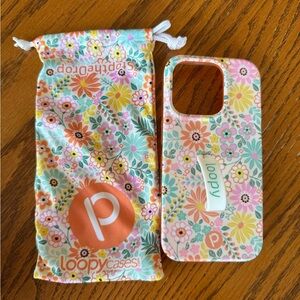 Loopy Case iPhone 15 pro - Floral Burst